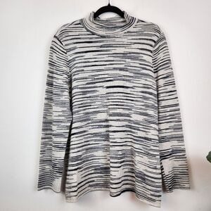 Charter Club luxury Cashmere mock neck Pullover Sweater Size XL
